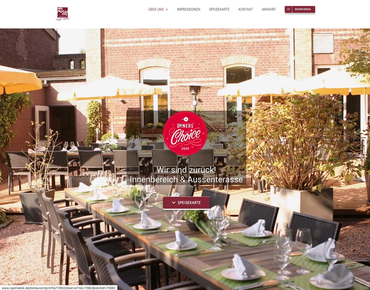 RM Restaurant Website
